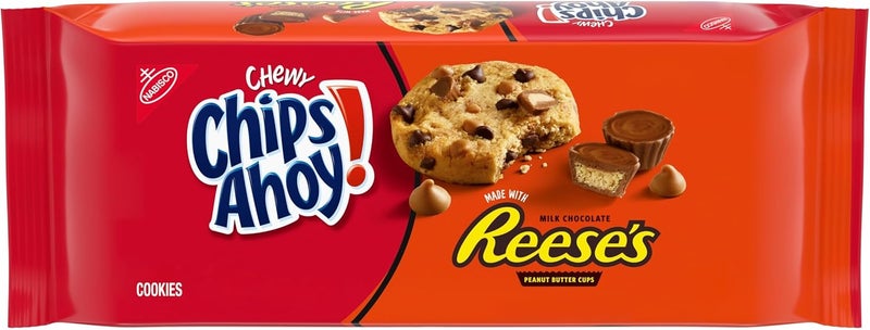 Chips Ahoy Nabisco Chips Ahoy! Chewy Cookies with Reese's Peanut Butter Cups - Image 1